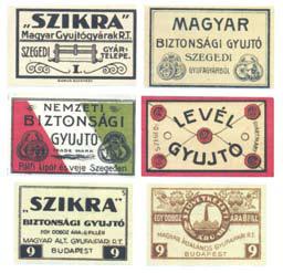 A második világháború előtti címkék