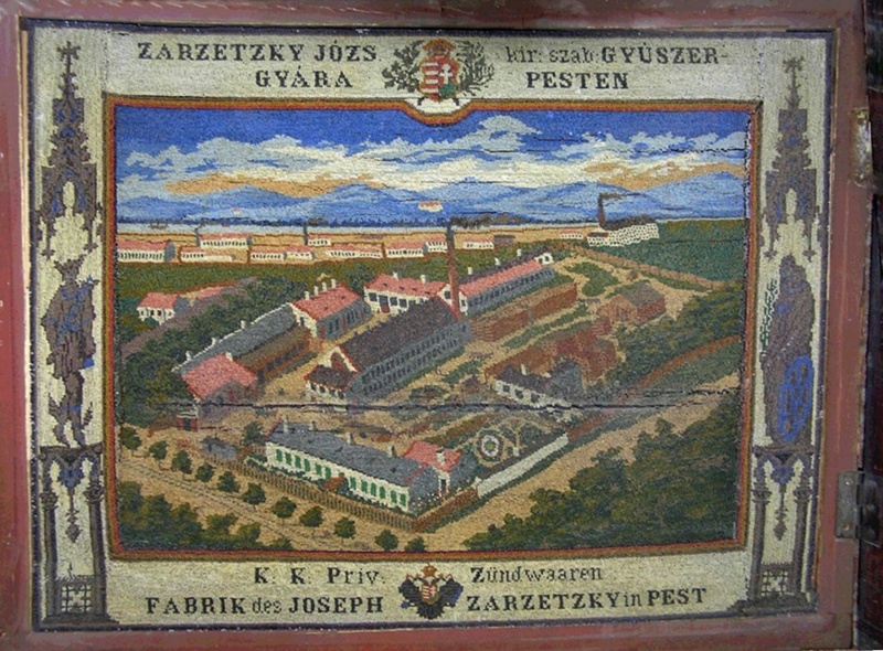 Zarzetzky-gyár gyufakép